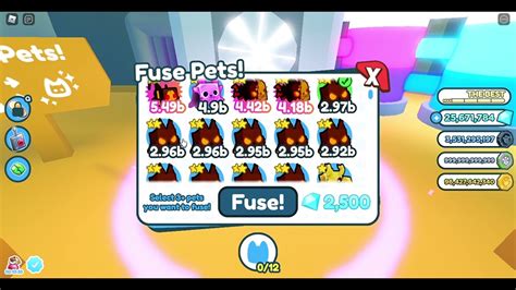 What Happens When You Fuse Rainbow Werewolf Pet Simulator X Youtube