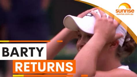 Ash Barty returns to tennis | 7NEWS