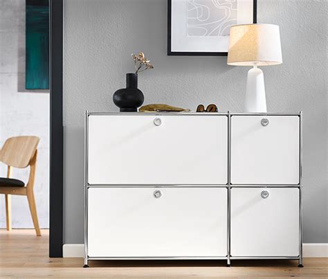 Sideboard CN3 mit 4 Klappen weiß online bestellen bei Tchibo 655981