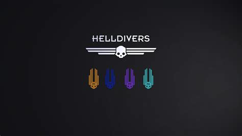 Helldivers Game Logo HD Desktop Wallpaper