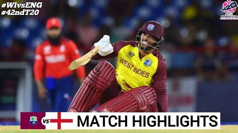 West Indies vs England ICC T20 World Cup 2024 Match Highlights | WI vs ...