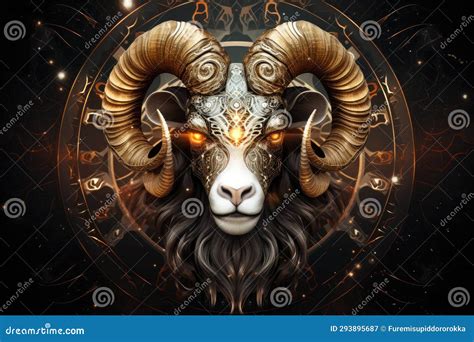 Zodiac Aries Symbol Aries is a Fire Sign Stock Illustration ...