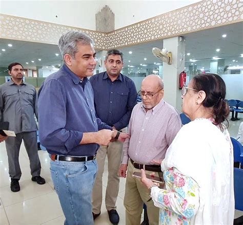 Interior Minister Mohsin Naqvi Visiting Nadra Center Garden Town