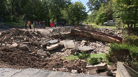 Senator Casey Visits Flood Damaged Areas In Lackawanna County