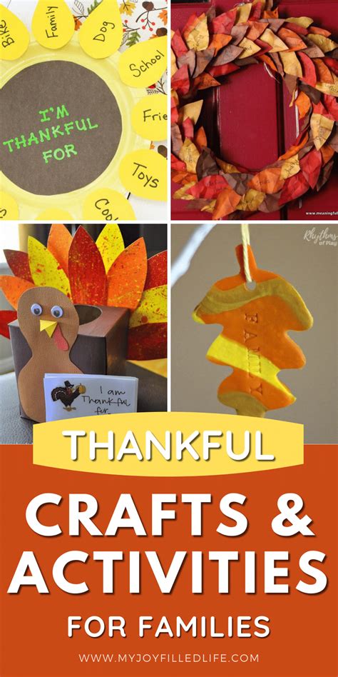 30 Thankful Crafts and Activities for Fall