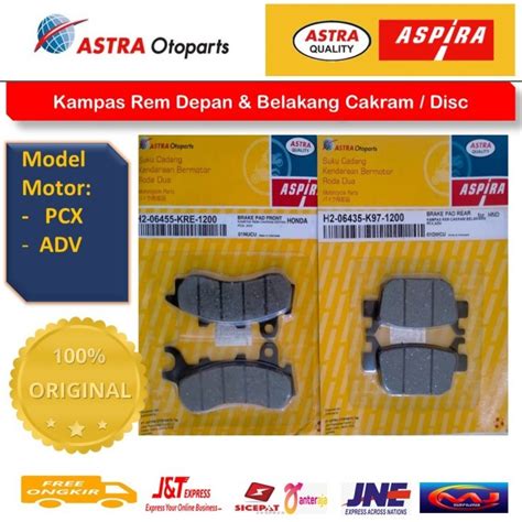 Jual KAMPAS REM DEPAN BELAKANG CAKRAM DISC ASPIRA HONDA PCX ADV