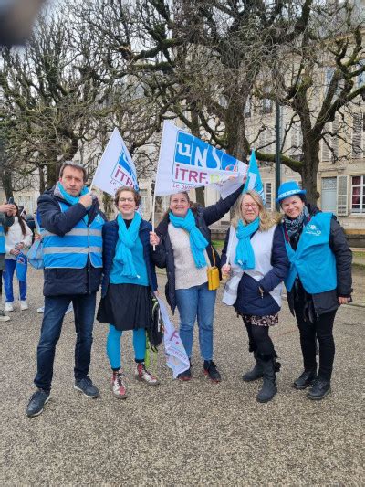 23 mars ITRF BI O au cœur des manifestations UNSA ITRF BI O Le