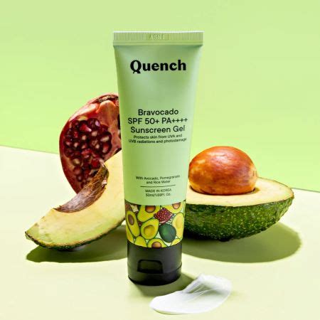 Quench Botanics Spf Pa Sunscreen Gel Uva Uvb Sun Protection