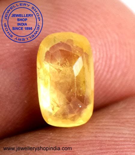 Natural Yellow Sapphire Stone Certified By Gia Igjtl Igi Ceylon