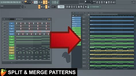 How To Split And Merge Patterns In Fl Studio Beginner Tutorial Youtube