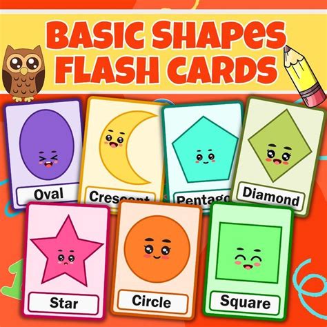 basic shapes flash cards  posters coloring  tracing cards