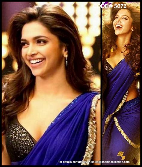 3072 Deepika Padukones Badtameez Dil Saree Outfit Set Shamas Collection