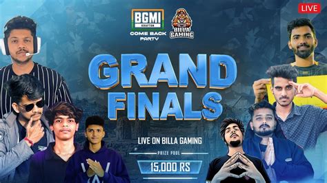 BGMI COMEBACK PARTY GRAND FINALS DAY 2 BGMI LIVE YouTube