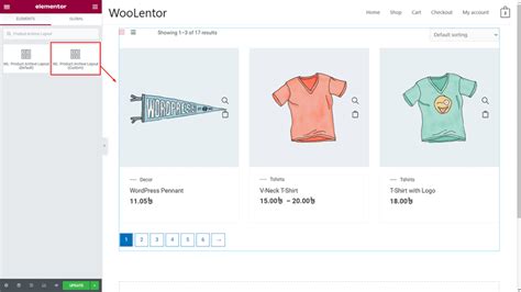 Product Archive Layout Custom For Elementor WooLentor