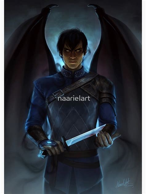 "ACOTAR: Azriel and Truth-Teller" Poster for Sale by naarielart | Redbubble