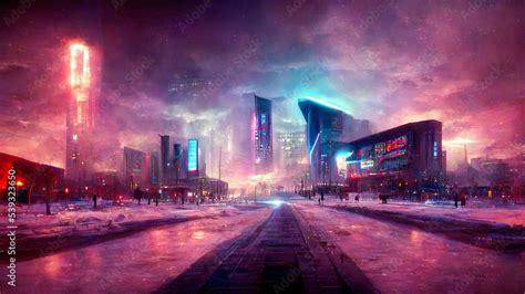 Sci Fi Fantasy Futuristic Illustration Digital Background Art Scifi