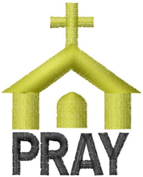 Church Pray Machine Embroidery Design Embroidery Library At