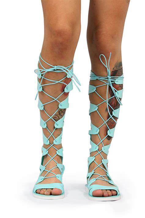 Static Fashion Womens Lace Up Jelly Gladiator Sandals Ebay