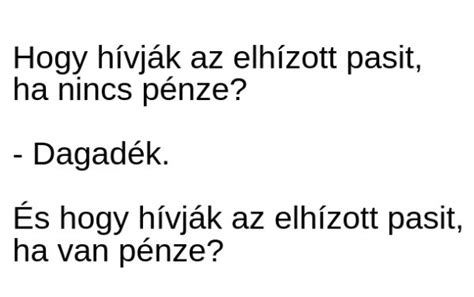 Vicc A Csóró és A Gazdag Elhízott Férfi 5percblog