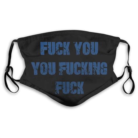 Amazon Fuck You You Fucking Fuck Mask Anti Dust Pollution Mask