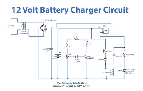 Battery Charger Circuit For 12v And 6v Batteries