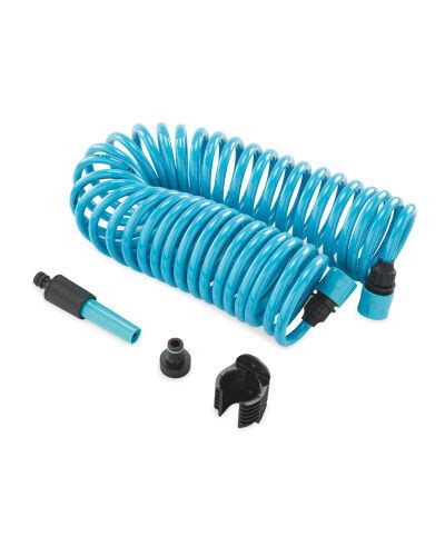 Gardenline Spiral Garden Hose Set Aldi Uk