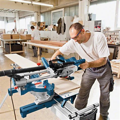 Bosch Gcm Sjl Mm W Professional Sliding Mitre Saw Power