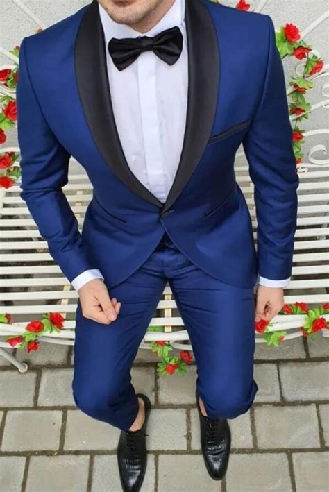 Stylish Mens Royal Blue 3 Piece Suit At Sainly Sainly