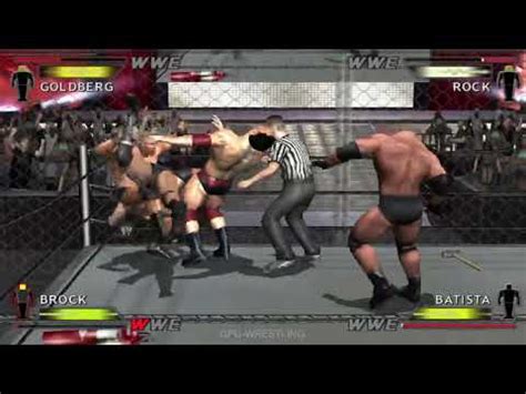 Wwe Day Of Reckoning Hell In A Cell Match Brock Lesnar Vs Batista