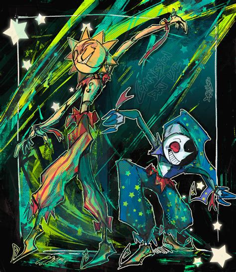 Fnaf Security Breach Sun And Moon By Darodugo On Deviantart