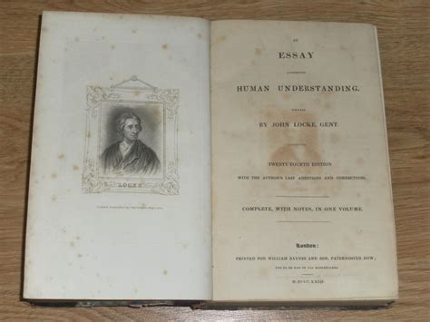 An Essay Concerning Human Understanding De Locke John Fair Hardback