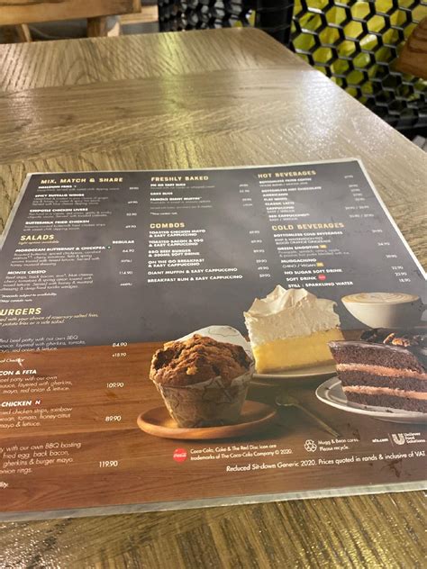 Menu At Mugg And Bean Restaurant Westville Shop 20 20b