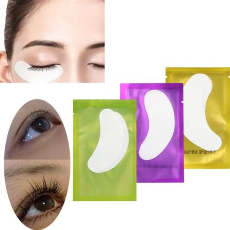 Pairs Eyelash Pads Professional Lint Free Under Eye Gel Pad Patches