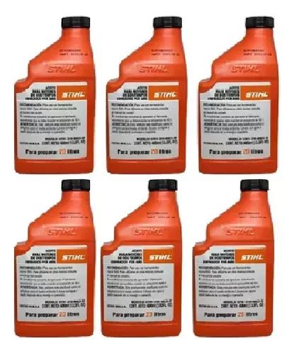 Aditivo Aceite Motor Stihl Hp 2 Tiempos 400ml C U 6 Pack