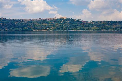 Castel Gandolfo Lake View stock image. Image of castelli - 123435141