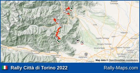 Maps Rally Città di Torino 2022 Rally Maps