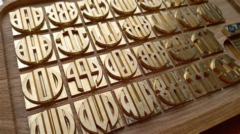 Interchangeable Alphabet Letter Stamp With Holder Monogram Etsy