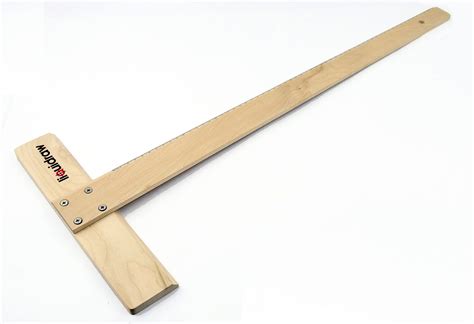 Buy Liquidraw T Square Ruler 60cm 24" Wooden T-Square Shape Ruler For ...