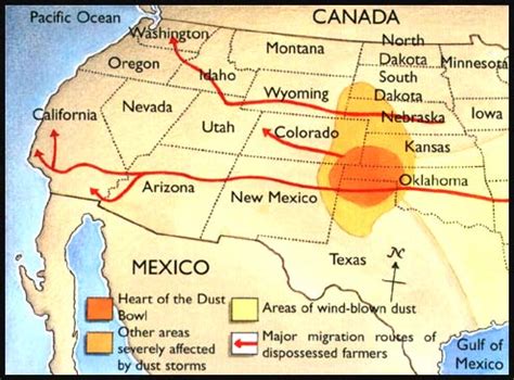 Mapping the Dust Bowl - Great Depression/Dust Bowl Centers