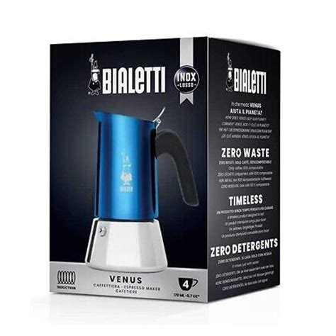 Cafeti Re Bialetti Induction Venus Bleue Inox Tasses Mapalga Cafes