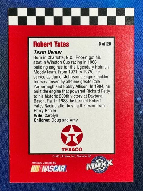 1993 Maxx Texaco Davey Allison 3 Robert Yates EBay