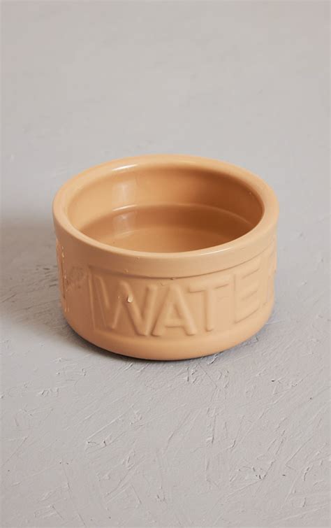 Brown Ceramic Dog Water Bowl | Home | PrettyLittleThing