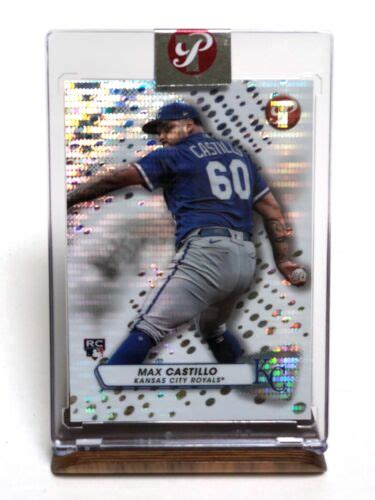 2023 Topps Pristine 056 Max Castillo Royals Encased Refractor