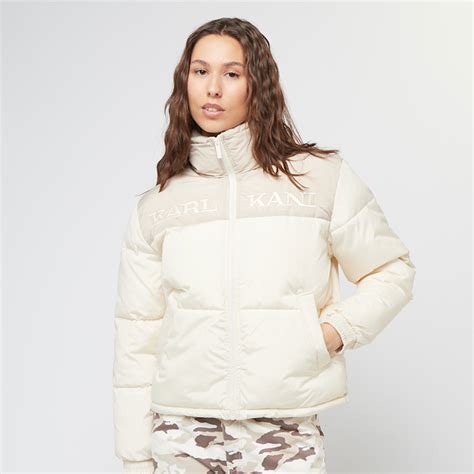 Karl Kani Retro Essential Puffer Jacket Beige Kaufen