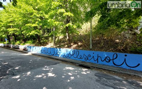 Terni Un Murale Per Dare Il Benvenuti A Collescipoli Grazie Ai