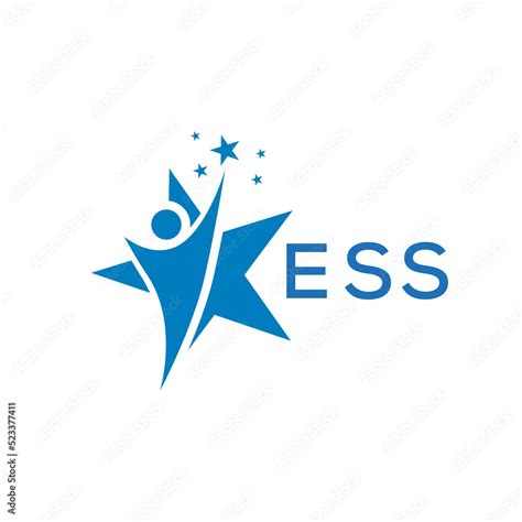 ess letter logo white background ess business finance logo design