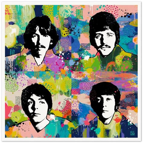 The Beatles Pop Art - Etsy