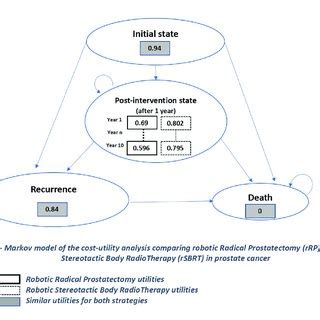 Markov Model Of The Cost Utility Analysis Comparing RRP And RSBRT In