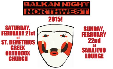 Balkan Night Northwest The Radost Folk Ensemble