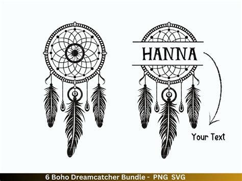 Dream Catcher Svg Dream Catcher Bundle Dream Catcher Cricut Etsy